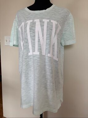 PINK Mint Graphic Crewneck Tee